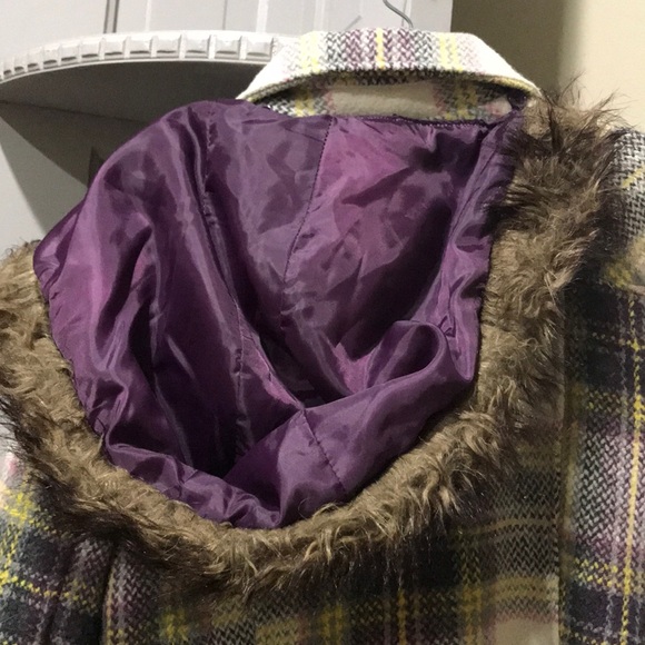 Multi Colored Short Pea Coat - Picture 2 of 5
